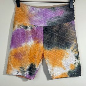DREAMSICLE | Orange/Purple Honeycomb Shorts